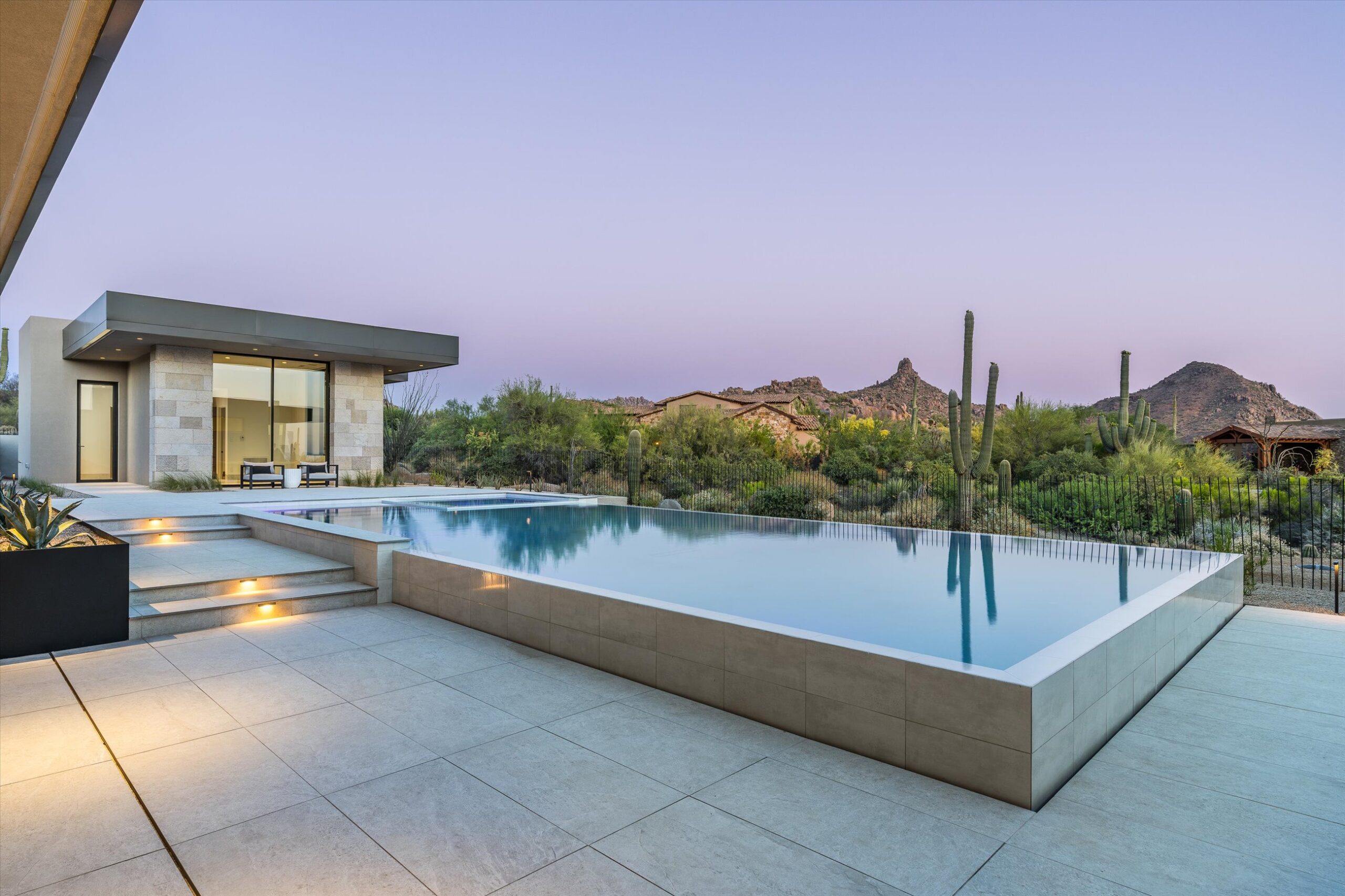 Pinnacle Pavilion in Scottsdale AZ Luxury Outdoor Patio and Infinity Pool